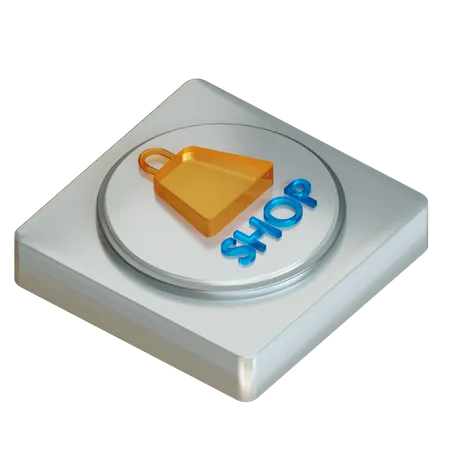 Shop  3D Icon