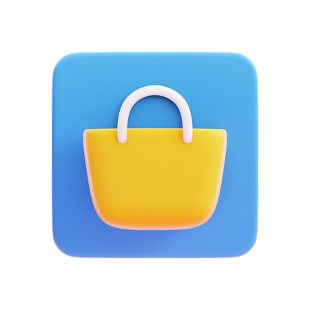 Shop  3D Icon