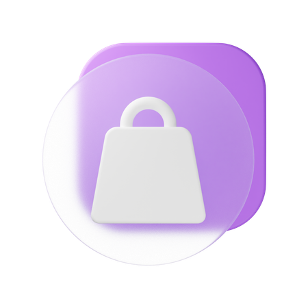 Shop  3D Icon