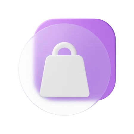 Shop  3D Icon