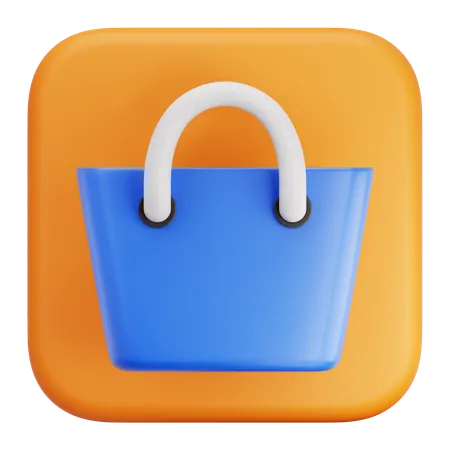 Shop  3D Icon