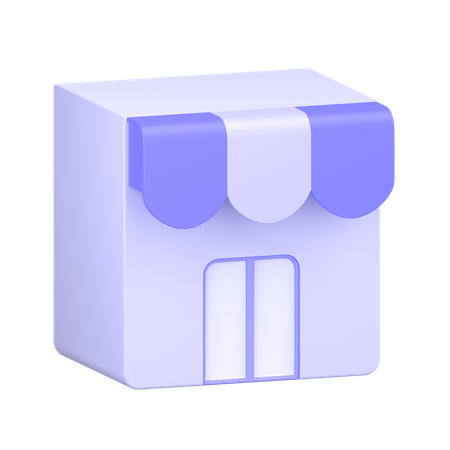 Shop  3D Icon