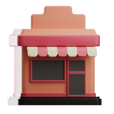 Shop  3D Icon
