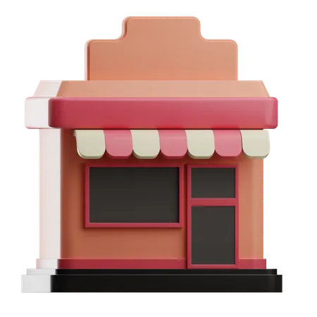 Shop  3D Icon