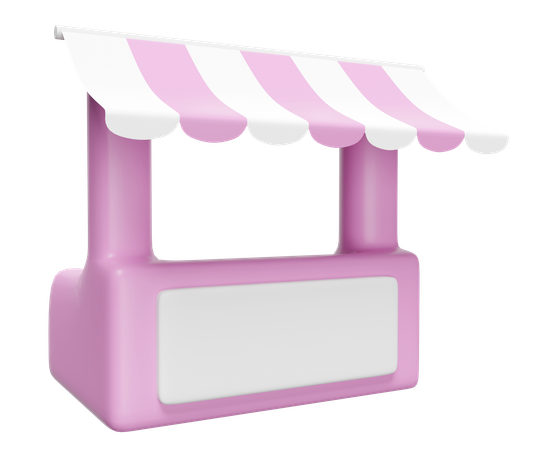 Shop  3D Icon