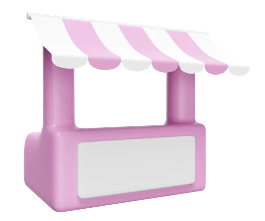 Shop  3D Icon