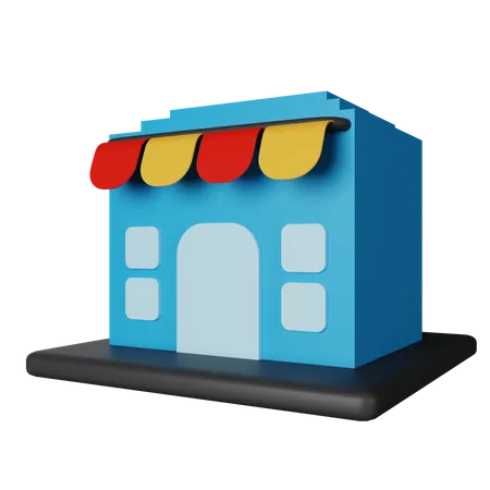 Shop  3D Icon