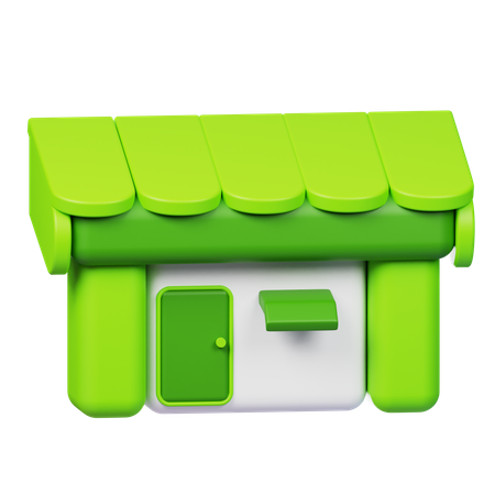 Shop  3D Icon