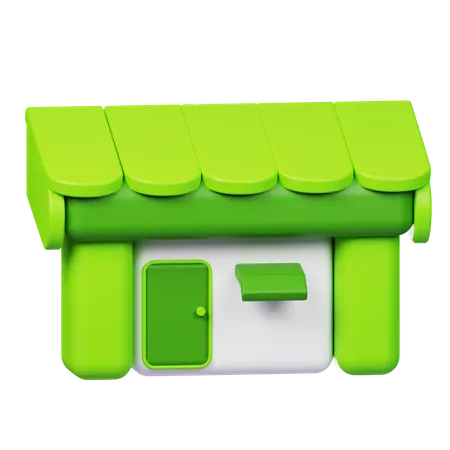 Shop  3D Icon