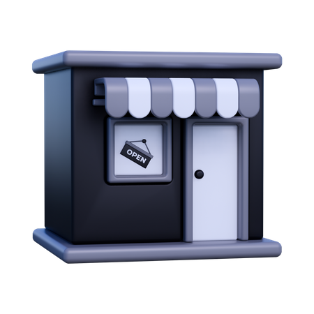 Shop  3D Icon