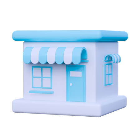 Shop  3D Icon