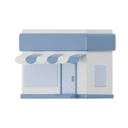 Shop  3D Icon