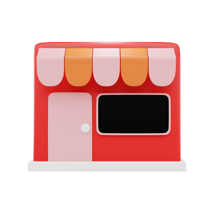 Shop  3D Icon