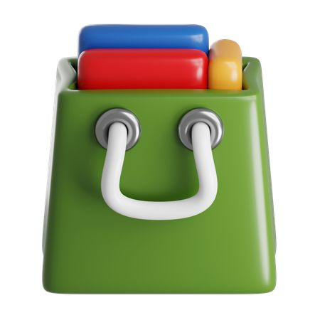 Shop  3D Icon