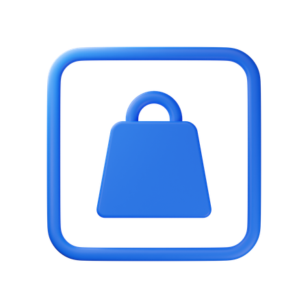 Shop 3D Icon