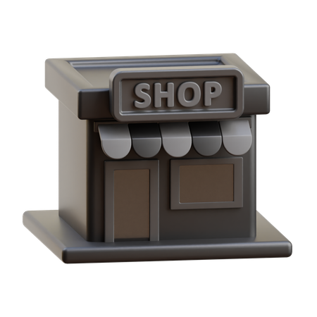Shop 3D Icon