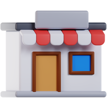 Shop 3D Icon