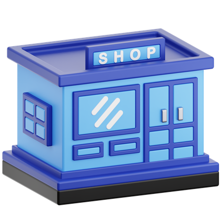Shop 3D Icon