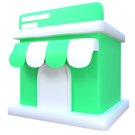Shop 3D Icon