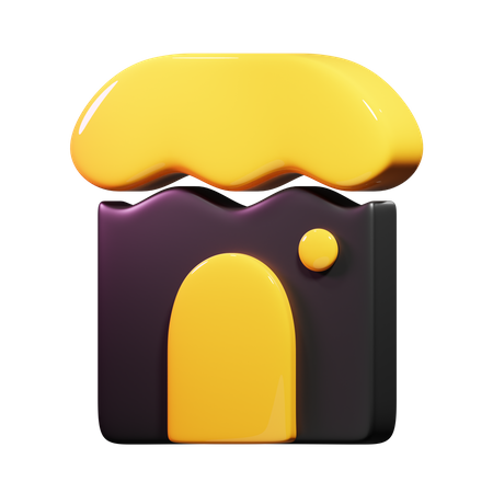Shop 3D Icon