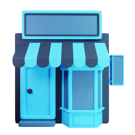 Shop 3D Icon
