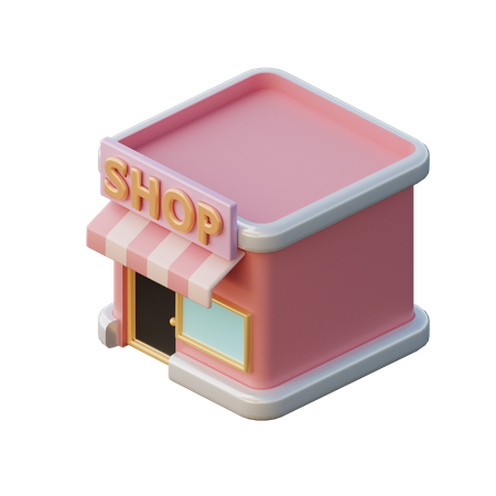 Shop 3D Icon