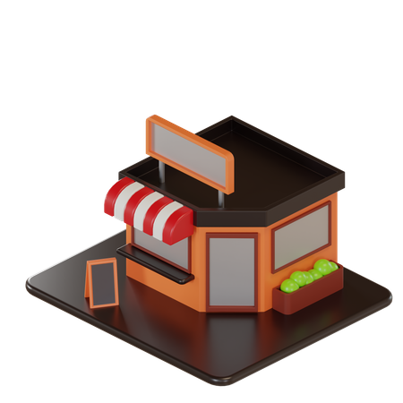 Shop 3D Icon