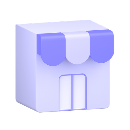 Shop 3D Icon