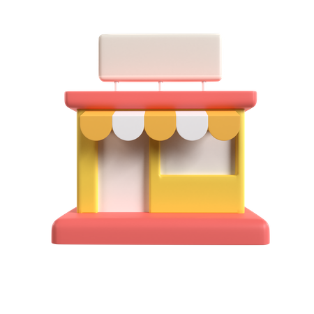 Shop 3D Icon