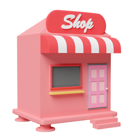 Shop 3D Icon