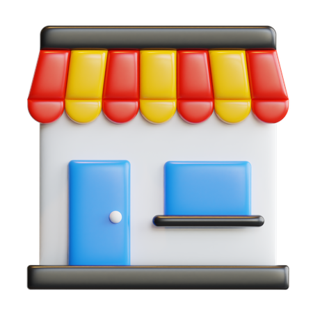 Shop 3D Icon