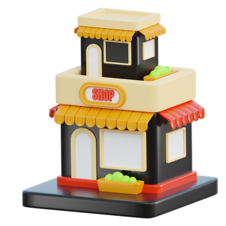 Shop 3D Icon