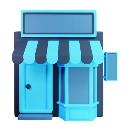 Shop  3D Illustration