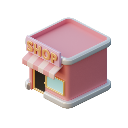 Shop  3D Illustration