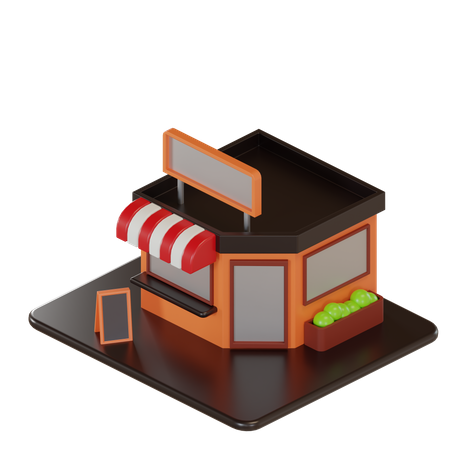 Shop  3D Illustration