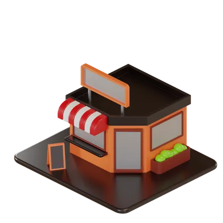 Shop  3D Illustration