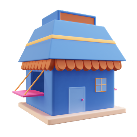 Shop  3D Illustration