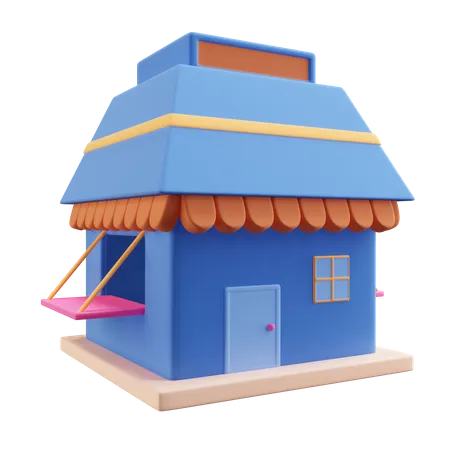 Shop  3D Illustration