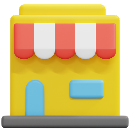 Shop 3D Icon