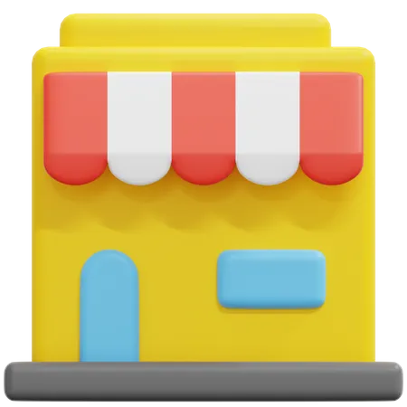 Shop 3D Icon