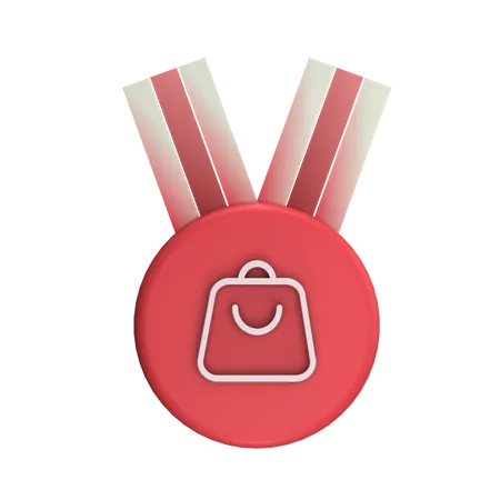 Shop Badge  3D Icon
