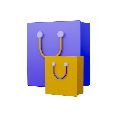 Shop Bag  3D Icon