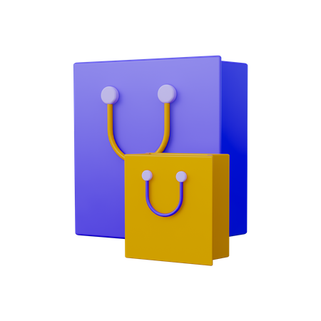 Shop Bag  3D Icon