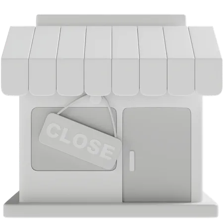 Shop Closed  3D Icon