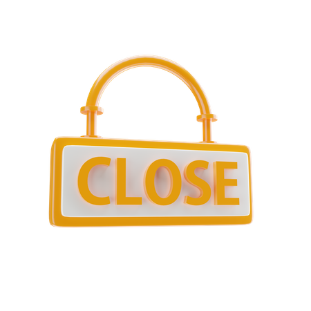 Shop Closed  3D Icon