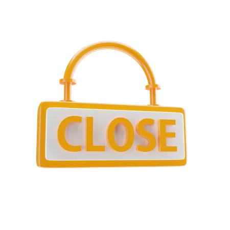 Shop Closed  3D Icon