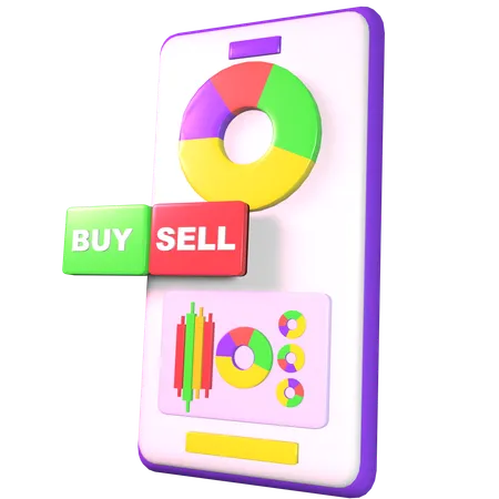 Shop Invest  3D Icon