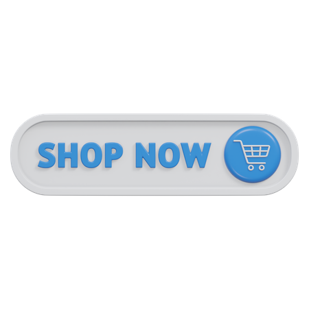 Shop Now Button  3D Icon