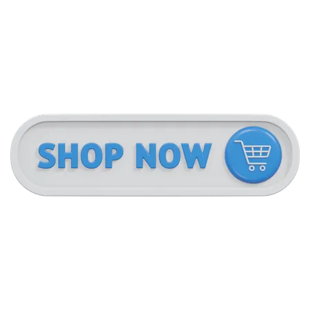 Shop Now Button  3D Icon