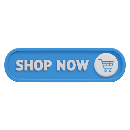 Shop Now Button  3D Icon